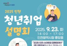 인천시, 청년과 기업을 잇다… 2025 청년 취업설명회 개최
